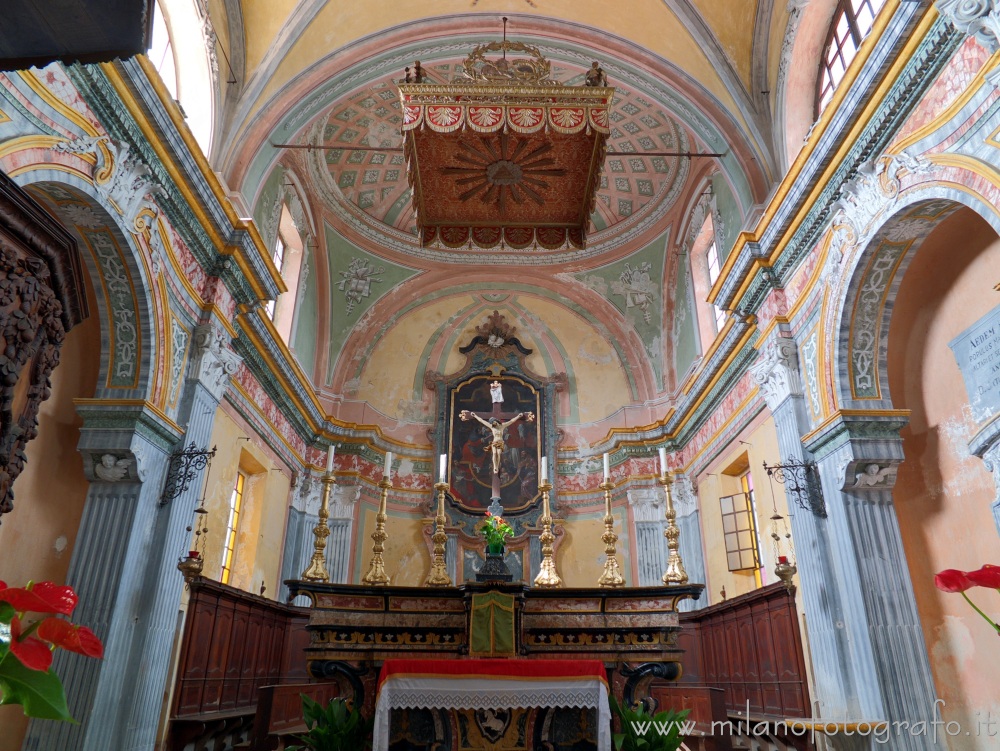 Magnano (Biella, Italy) - Presbytery of the parish church of the Saints Baptist and Secondus